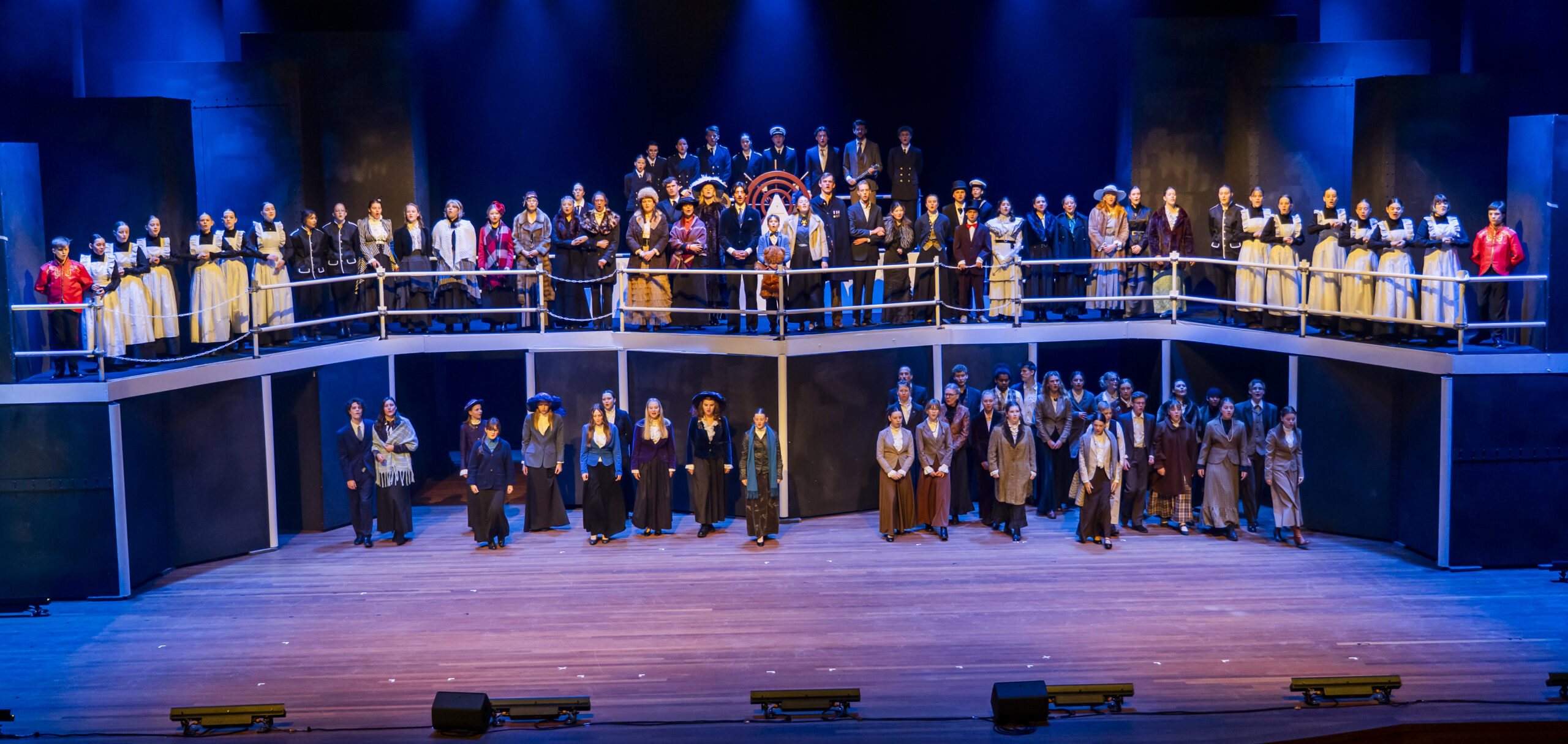Stevige Layher fundering voor theatershow